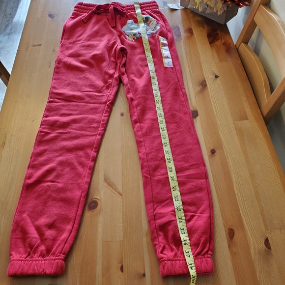Rudolph the Red-Nosed Reindeer Adult Jogger Sweatpants - Red Size S - Picture 9 of 10